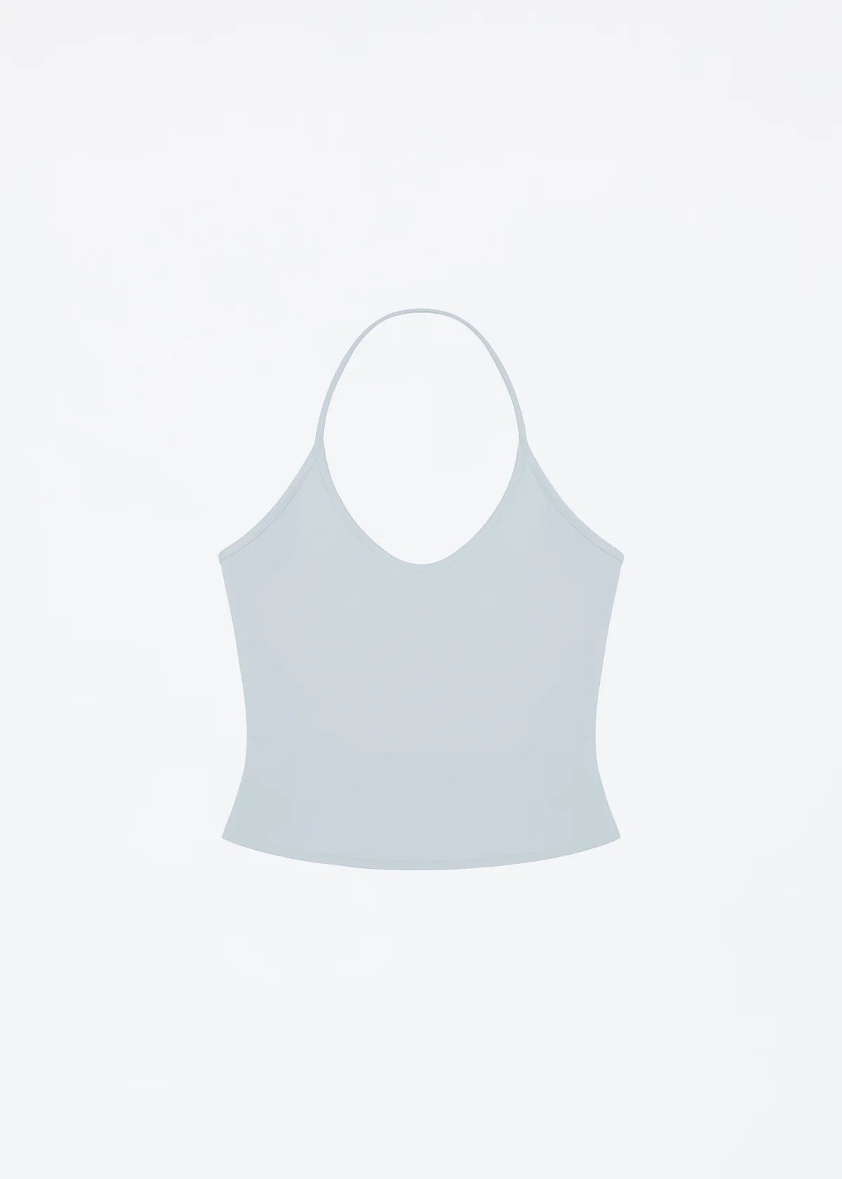 Baby Blue Halter Neck Tank Top