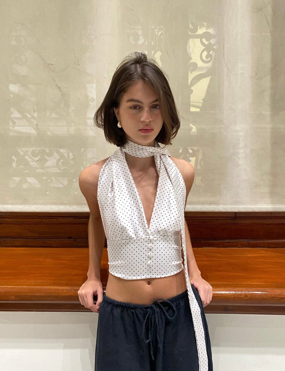 Anastasia Polka Dot Top