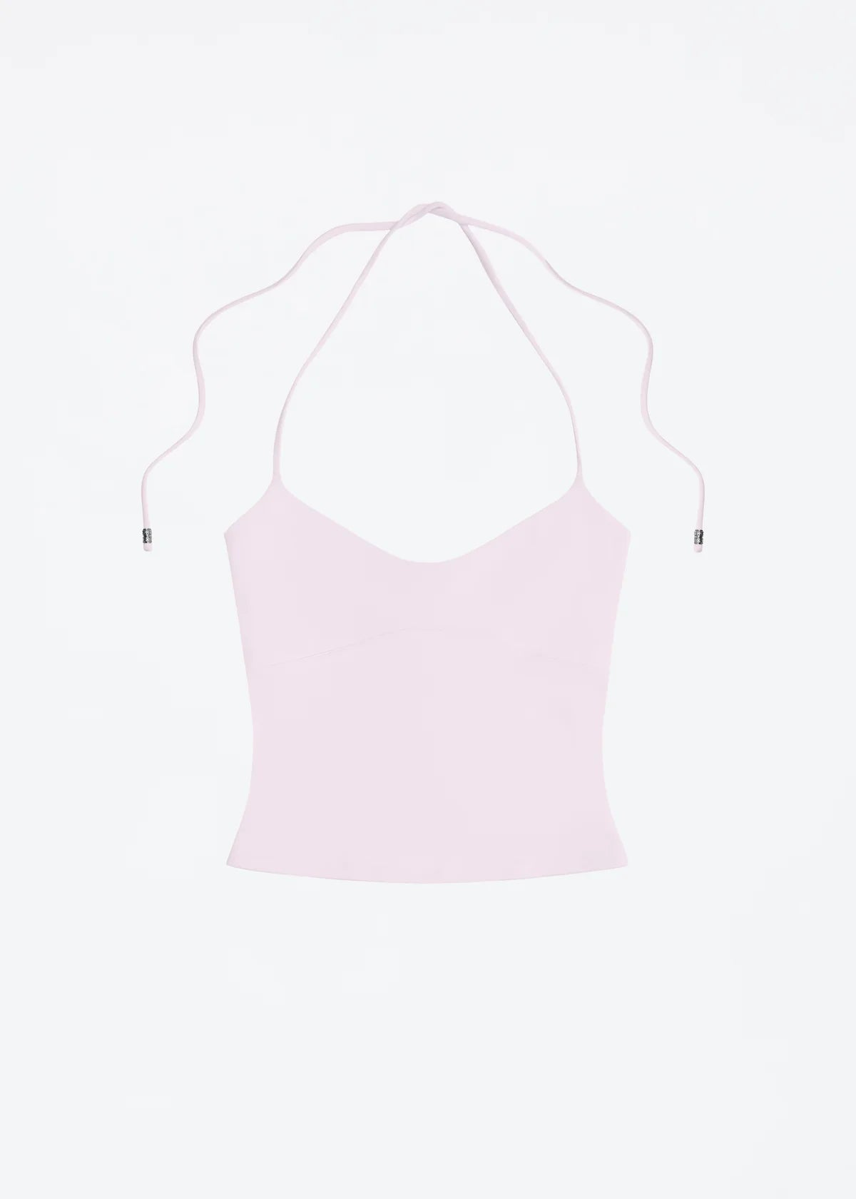 Baby Pink Halter Neck Tank Top