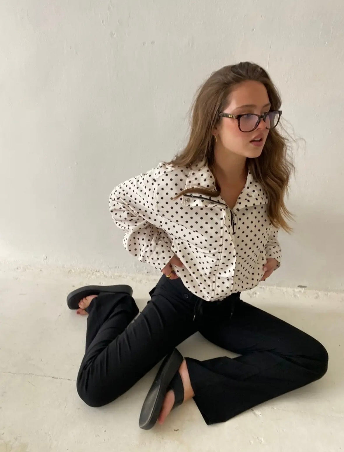 The Billie Polka Dot Jacket