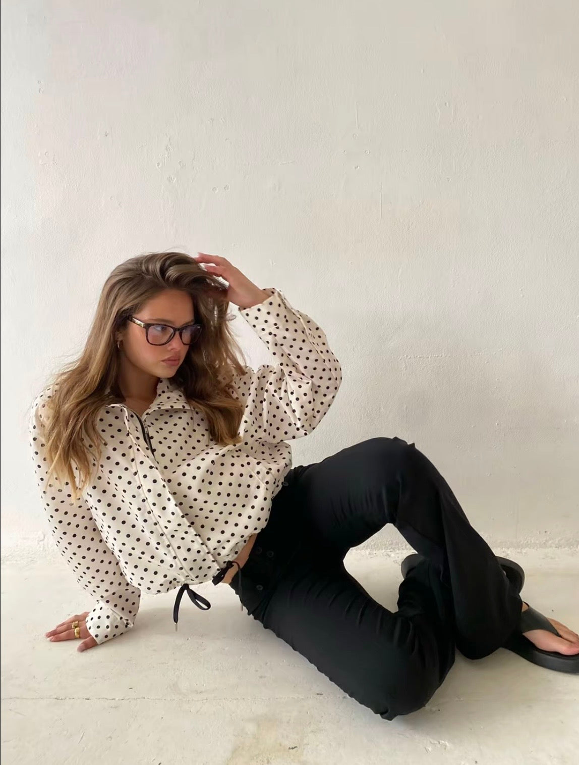 The Billie Polka Dot Jacket