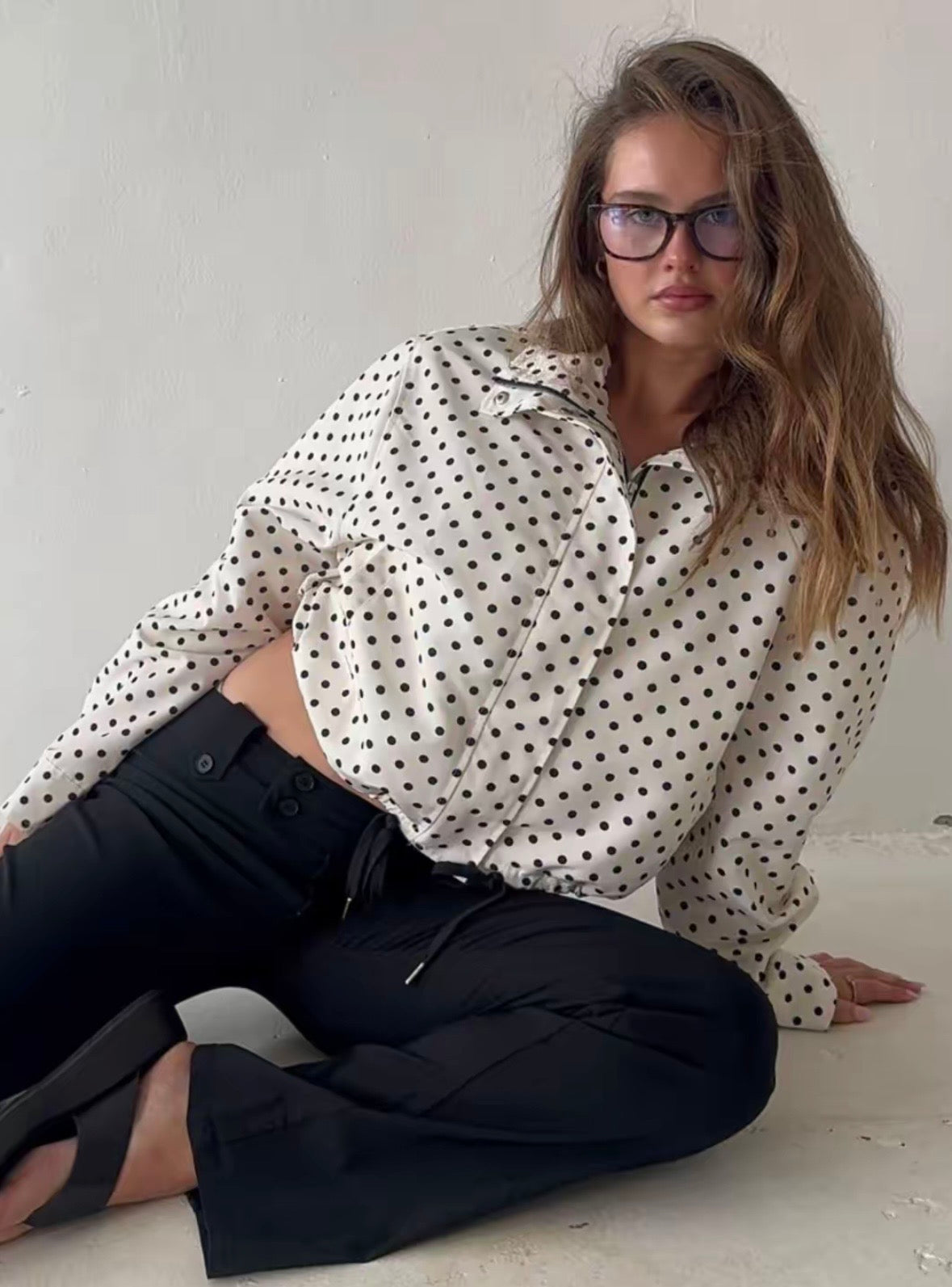 The Billie Polka Dot Jacket