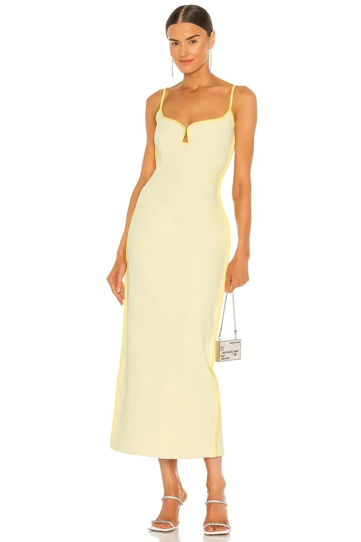 Paris Georgia Light Yellow Maxi Dress