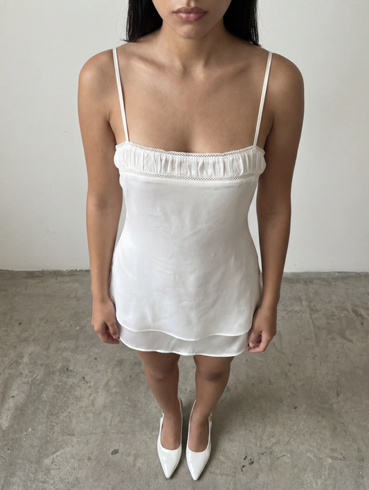 The Cecilia Silk Mini Dress