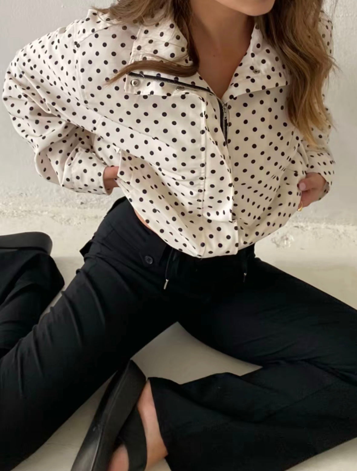 The Billie Polka Dot Jacket