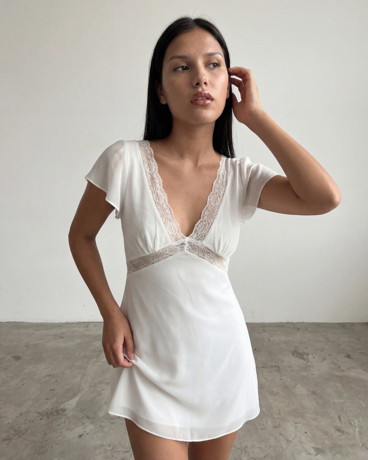 The Lila Silk Mini Dress