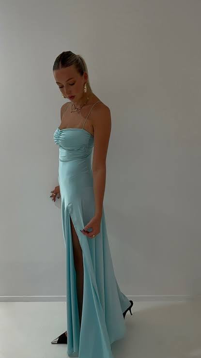 HNTR The Label Gaia Gown Aqua