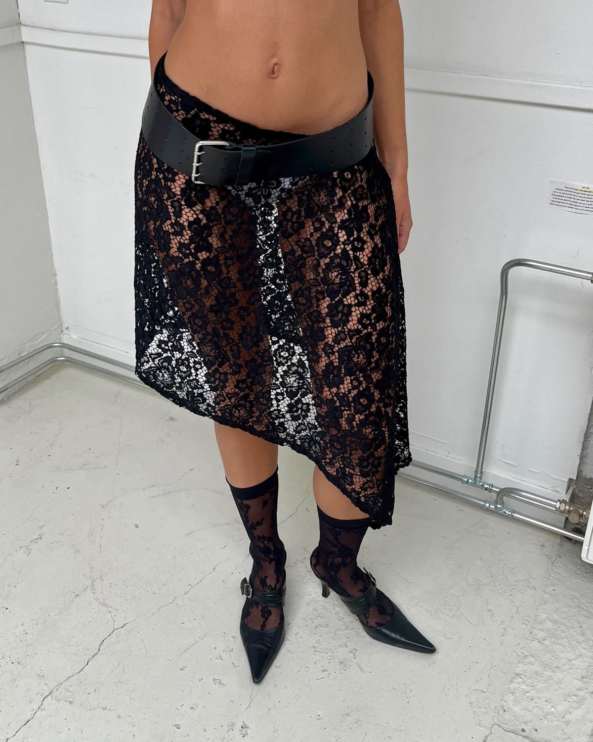 The Cynthia Lace Midi Skirt