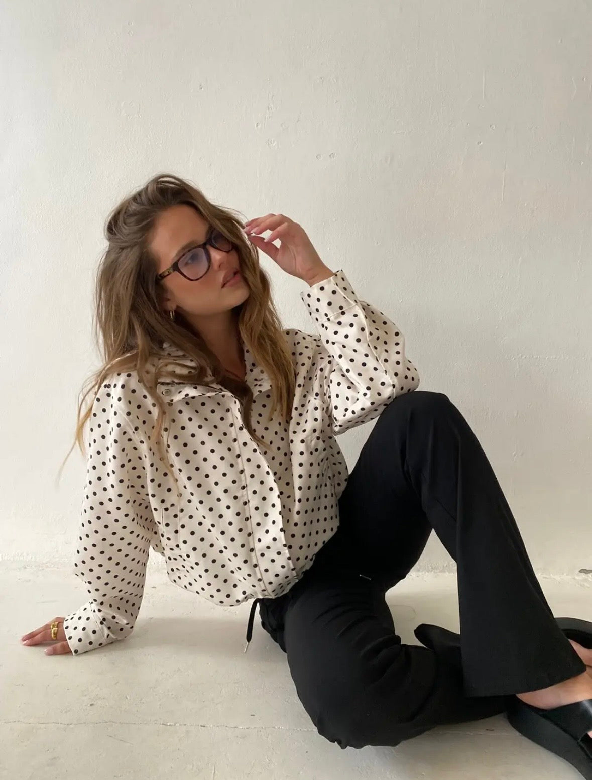 The Billie Polka Dot Jacket