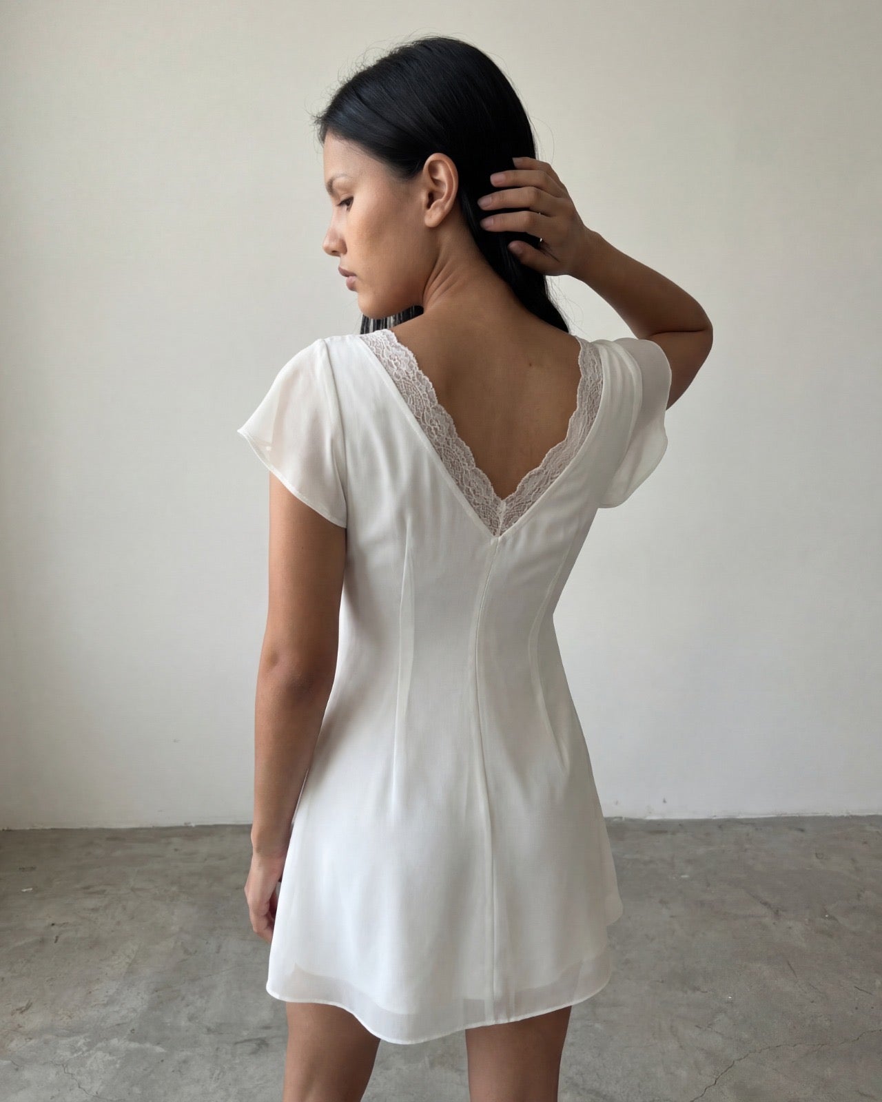 The Lila Silk Mini Dress