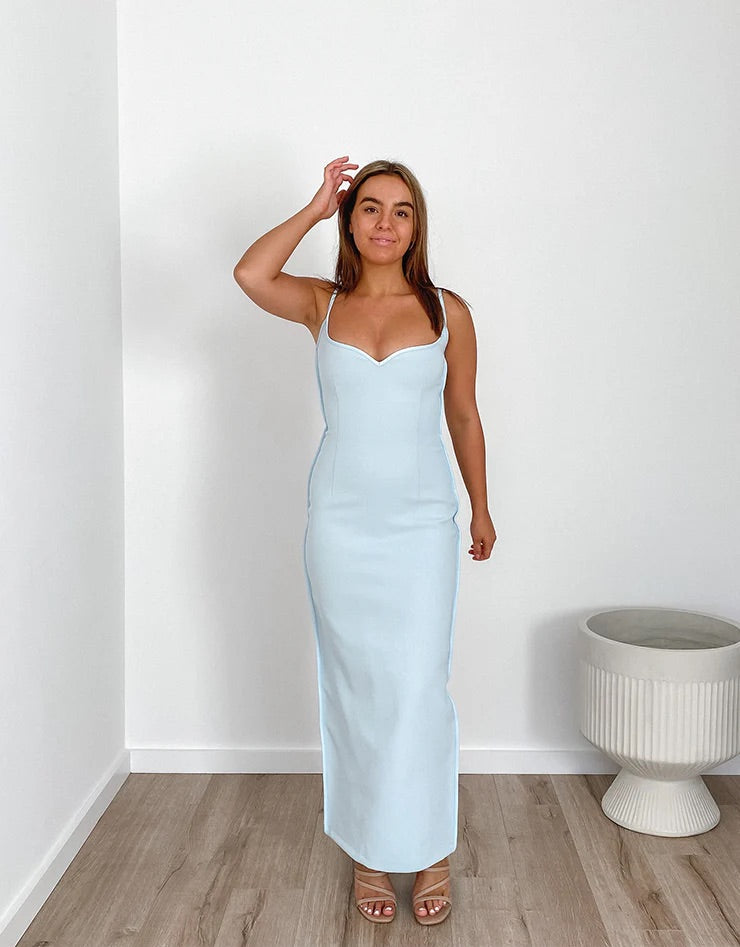 Paris Georgia Mineral Blue Maxi Dress