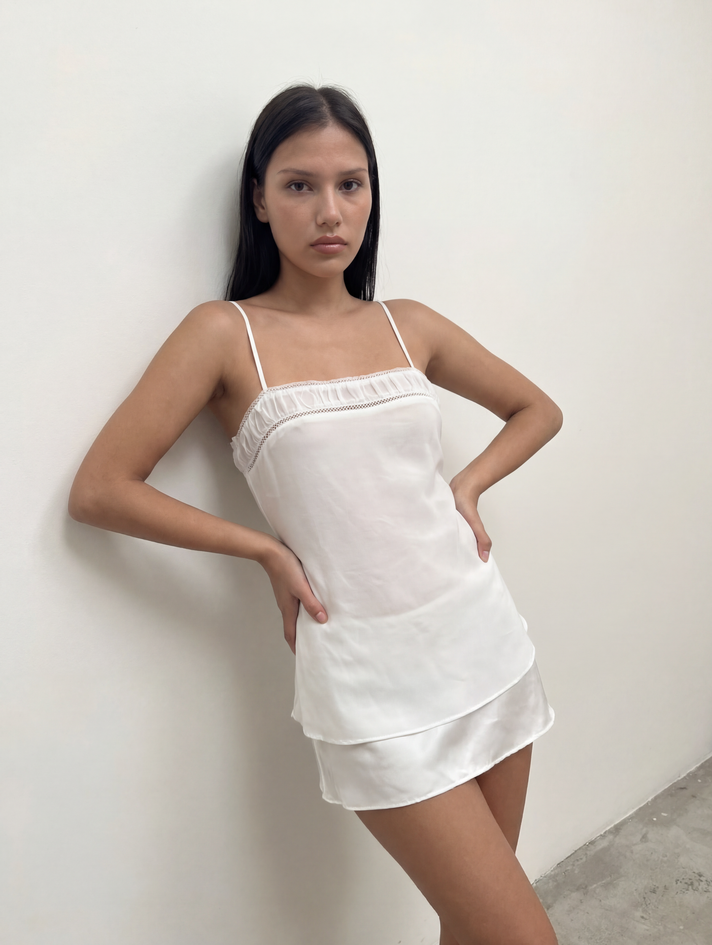 The Cecilia Silk Mini Dress