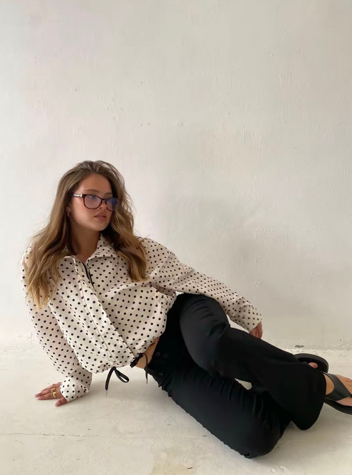The Billie Polka Dot Jacket