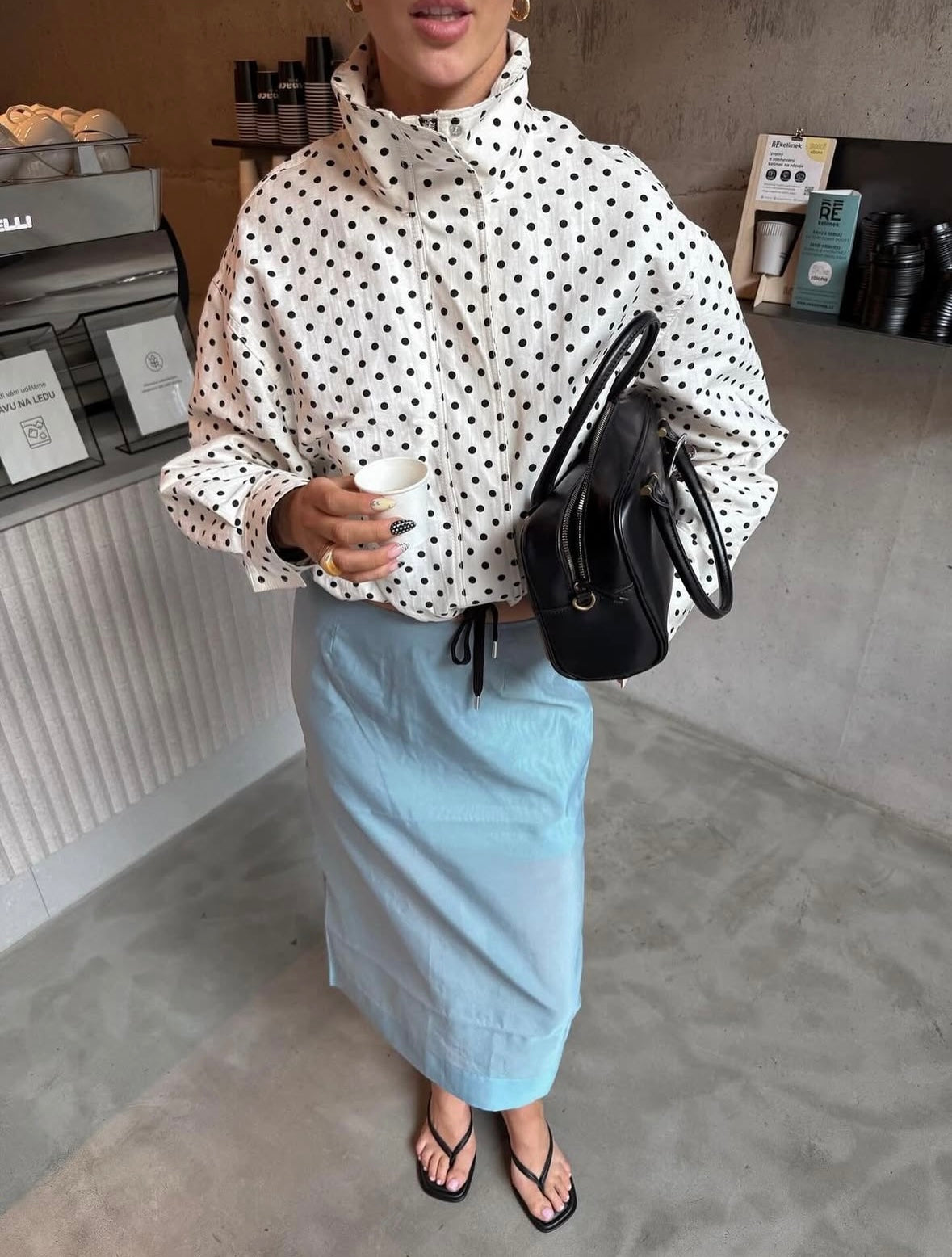 The Billie Polka Dot Jacket